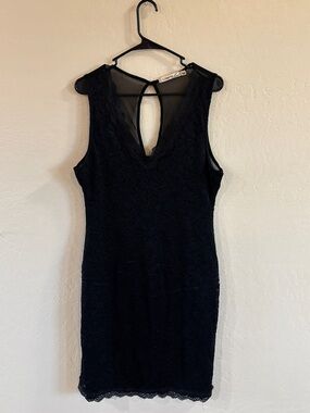 Liberty Love Black Lace Mini Dress